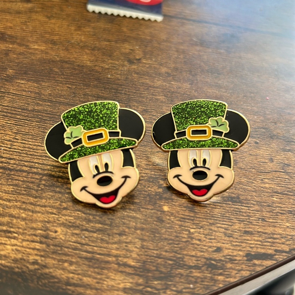 Mickey Baublebar St Patrick’s Day earrings